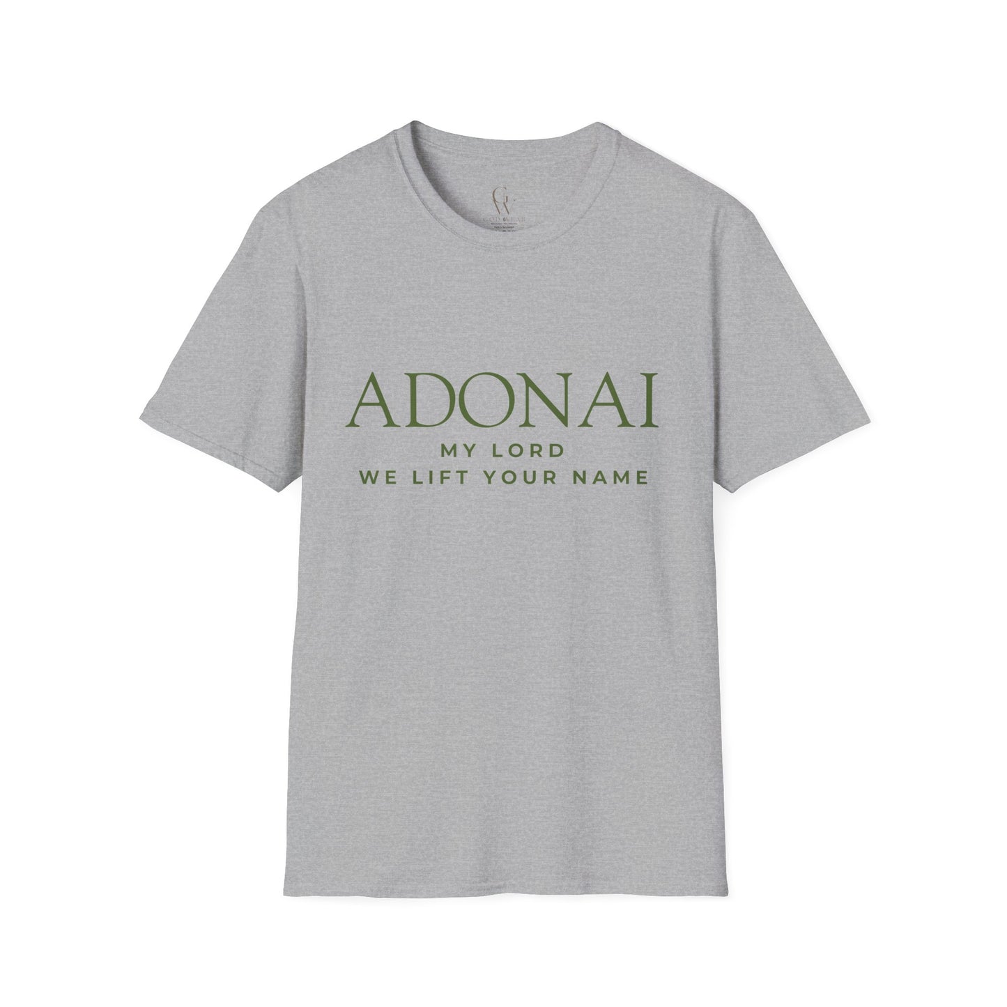 Adonai "My Lord" Christian Worship T-Shirt — We Lift Your Name