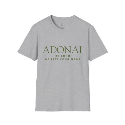 Adonai "My Lord" Christian Worship T-Shirt — We Lift Your Name