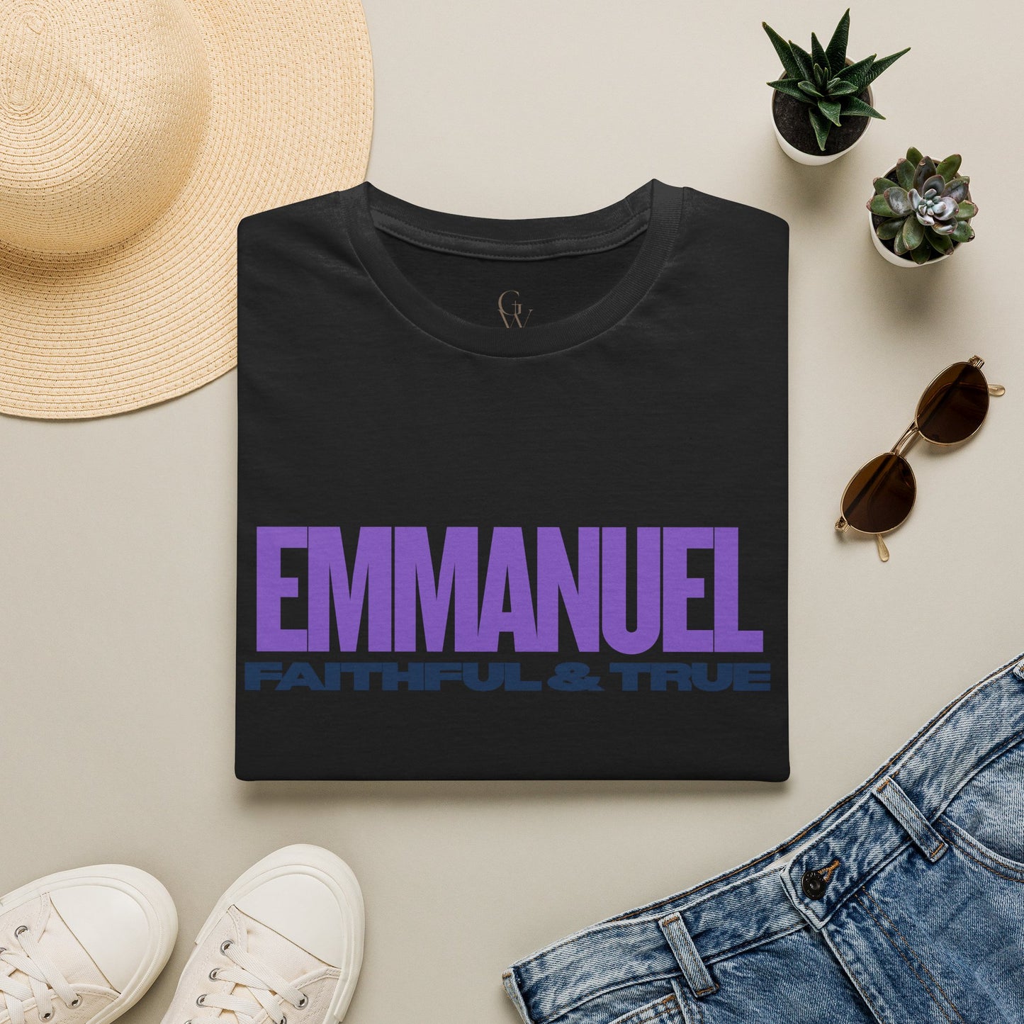 Faithful & True Emmanuel T-Shirt — Christian Inspirational Tee