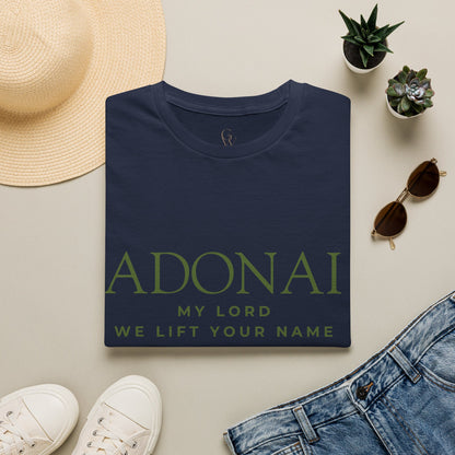 Adonai "My Lord" Christian Worship T-Shirt — We Lift Your Name