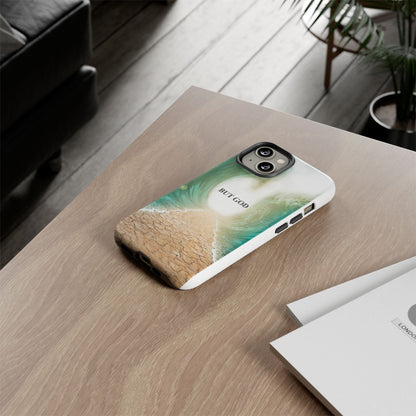 Phone Case — 'But God' Parting Sea Inspirational Christian Faith Design