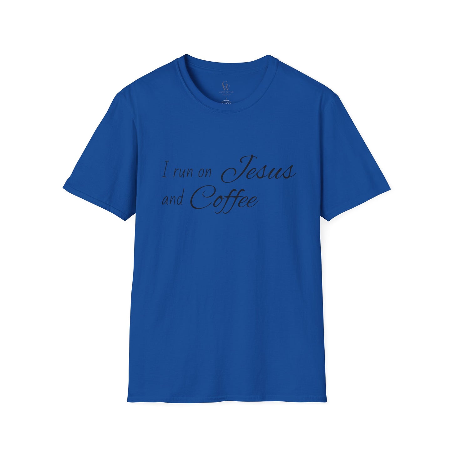 I Run on Jesus and Coffee Faith T-Shirt