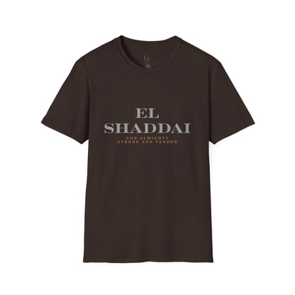 El Shaddai Faith T-Shirt — God Almighty "Strong and Tender"