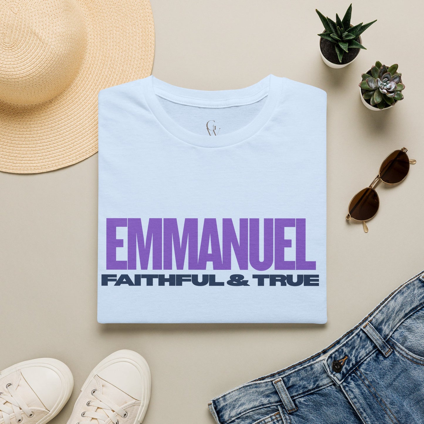 Faithful & True Emmanuel T-Shirt — Christian Inspirational Tee