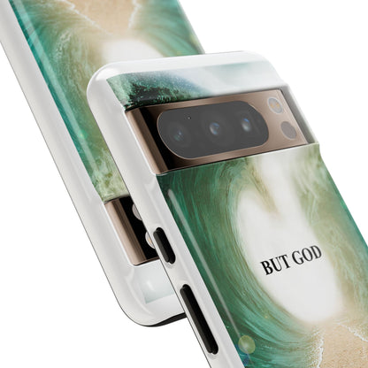 Phone Case — 'But God' Parting Sea Inspirational Christian Faith Design