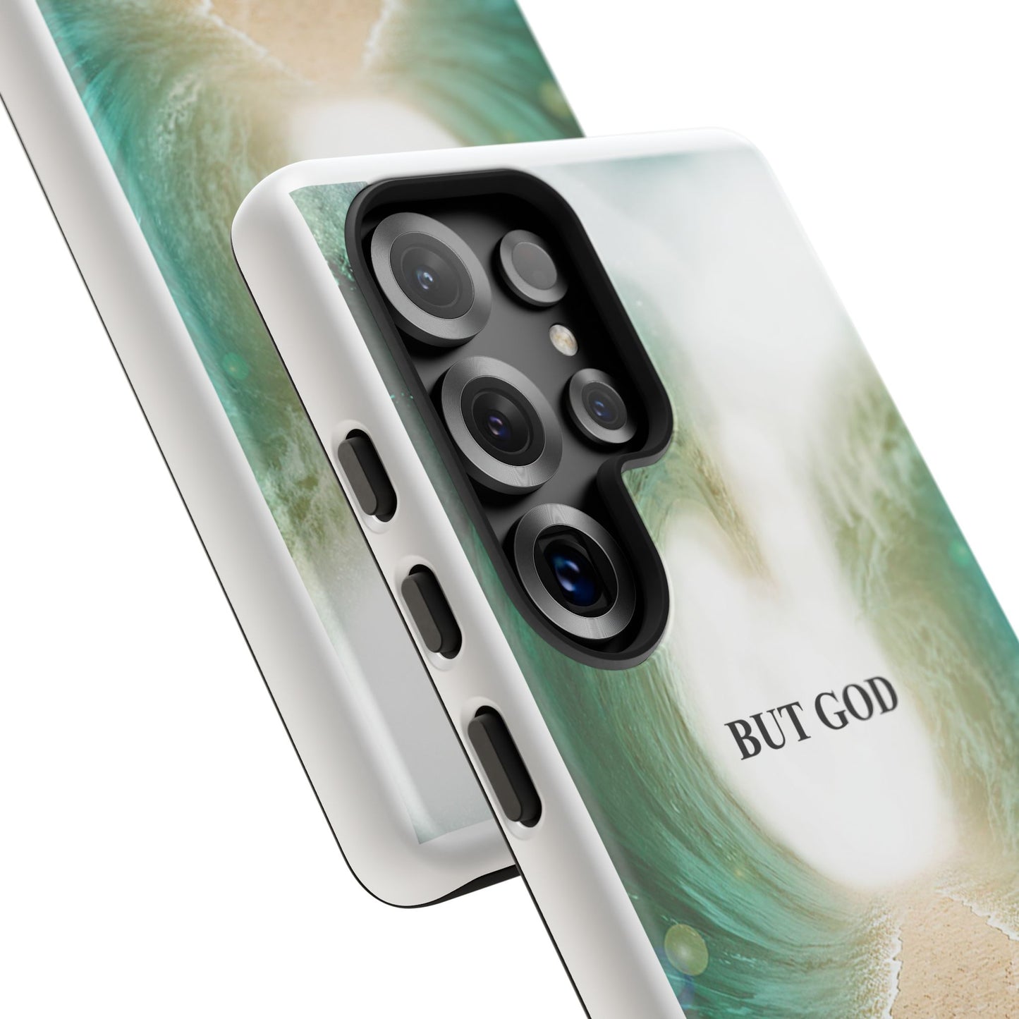 Phone Case — 'But God' Parting Sea Inspirational Christian Faith Design