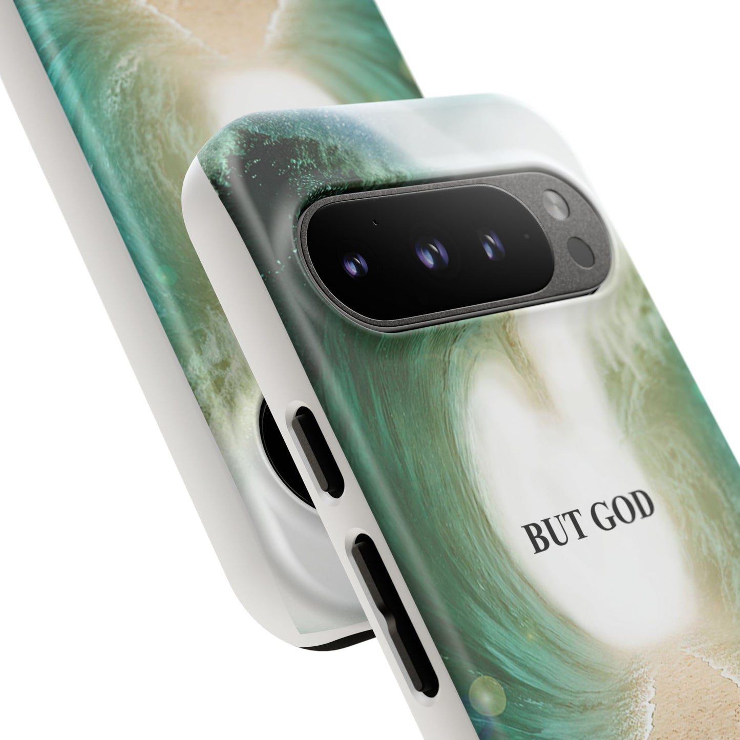 Phone Case — 'But God' Parting Sea Inspirational Christian Faith Design