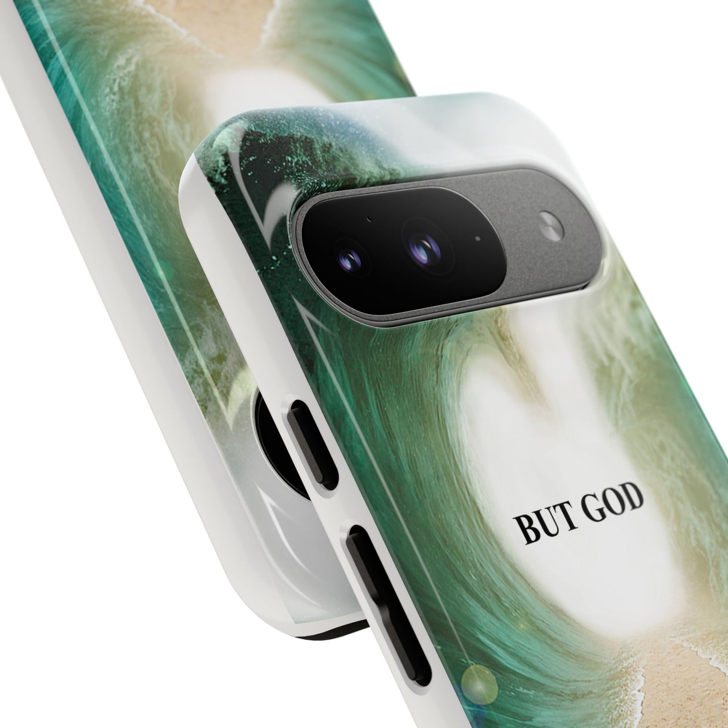Phone Case — 'But God' Parting Sea Inspirational Christian Faith Design
