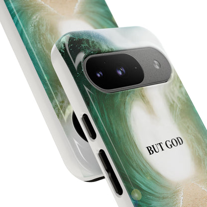 Phone Case — 'But God' Parting Sea Inspirational Christian Faith Design