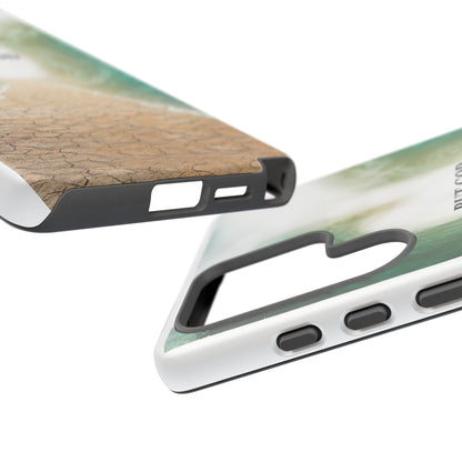 Phone Case — 'But God' Parting Sea Inspirational Christian Faith Design