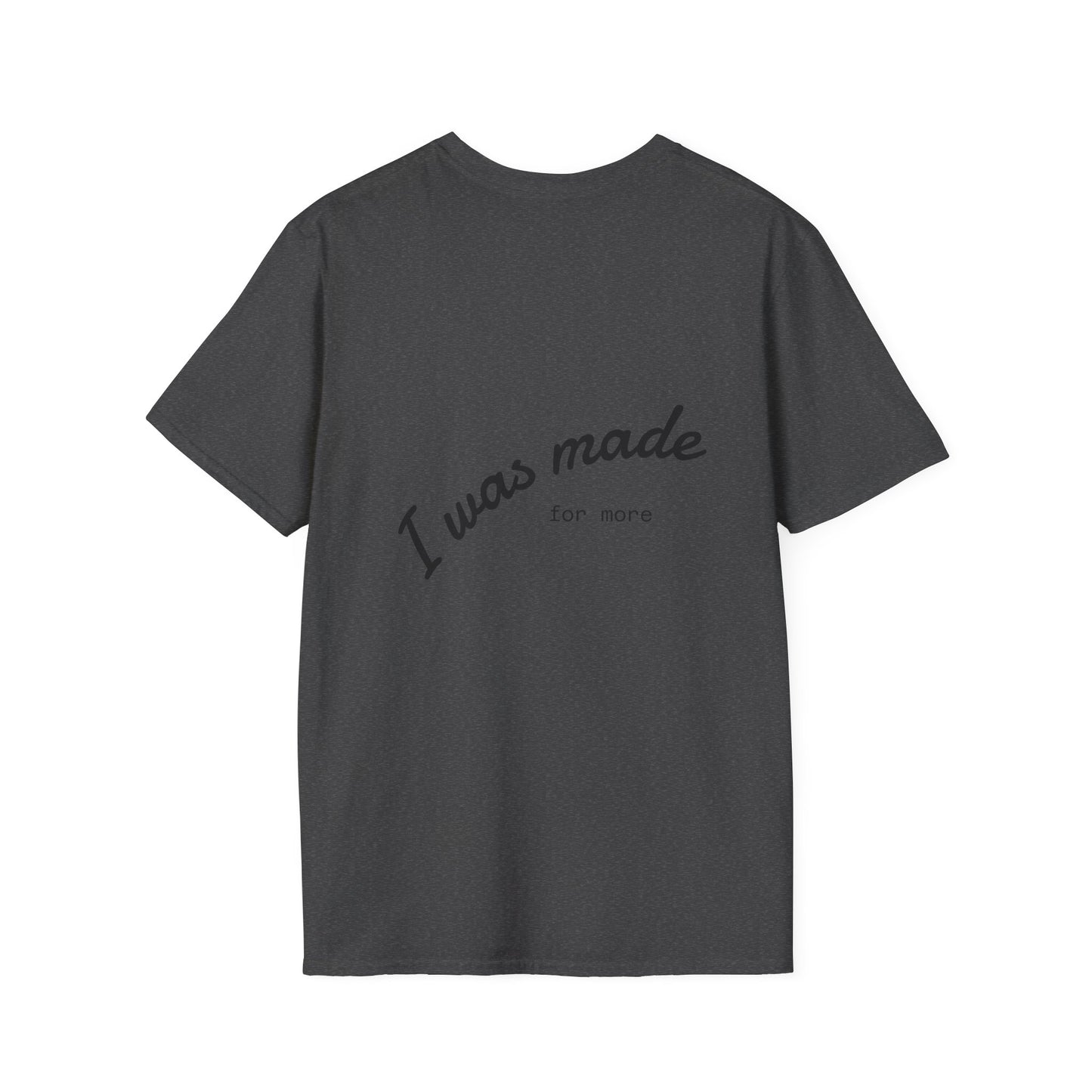 Neon Outline Cross T-Shirt — Minimal Christian Faith Graphic Tee