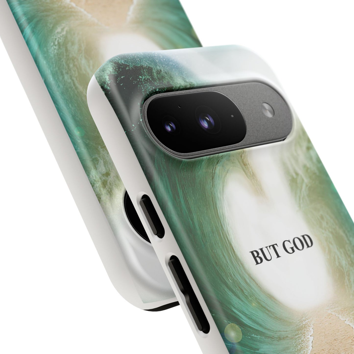 Phone Case — 'But God' Parting Sea Inspirational Christian Faith Design