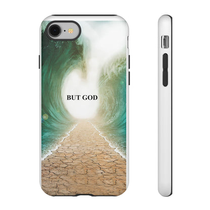 Phone Case — 'But God' Parting Sea Inspirational Christian Faith Design
