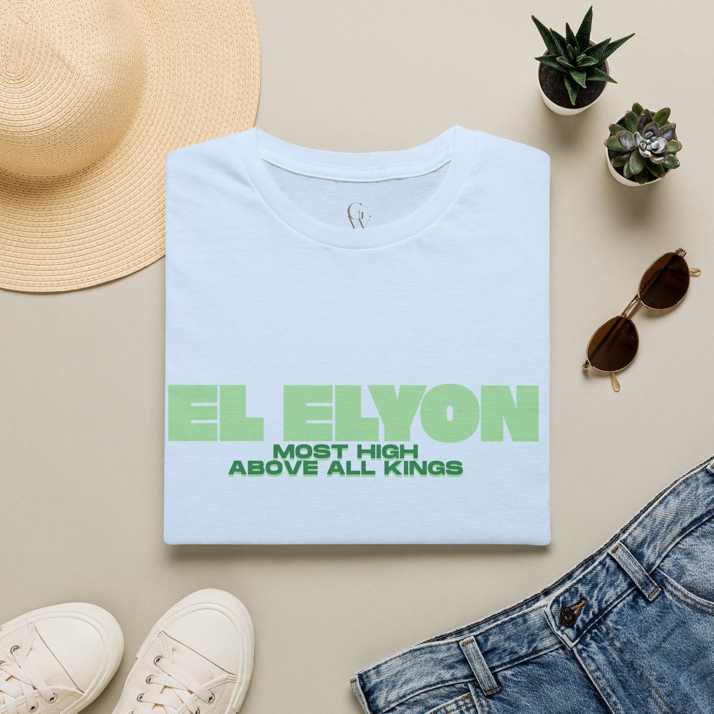 El Elyon T-Shirt — “Most High Above All Kings” Christian Faith Tee