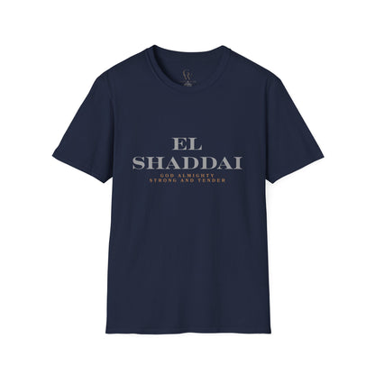 El Shaddai Faith T-Shirt — God Almighty "Strong and Tender"