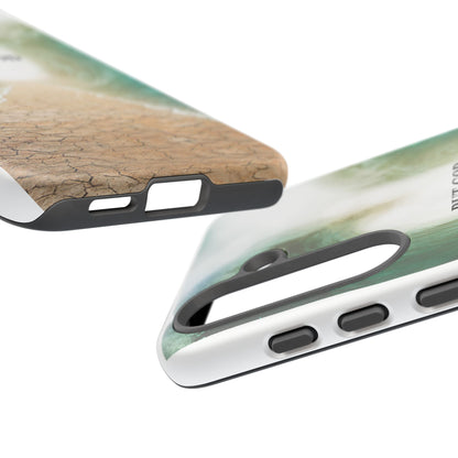 Phone Case — 'But God' Parting Sea Inspirational Christian Faith Design